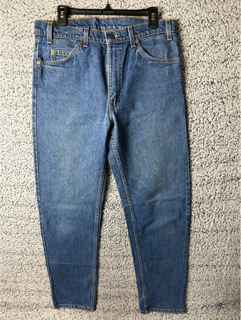 Levi's 505 Jeans Mens 34x33 Blue Regular Fit Straight Leg Denim Excellent
